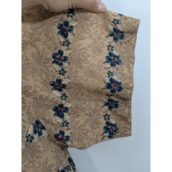 Lot 2 Chaps Ralph Lauren Men's Sz L Southwestern Hawaiian Short Sleeve Shirt VTG - Picture 8 of 16